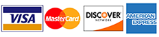 We Accept Visa/Master Card & Discovery We do accept Visa/Master Card & Discovery credit cards.